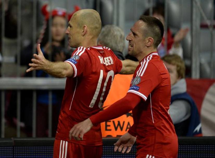 Poi Robben trova il gol a coronamento di una grande gara: 3-1. Afp